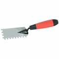 All-Source 1/4 In. Square Margin Notched Trowel 311391